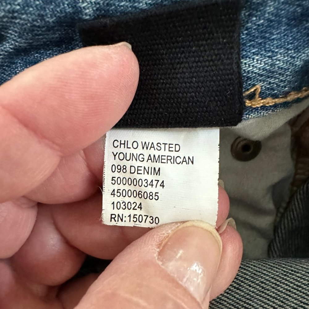Ksubi Chlo Jeans Wasted Young American High Waist Relaxed Tapered Ankle Size 30 - Picture 5 of 15